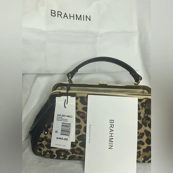 NWT Brahmin Emmett Albertina Embossed Leather Versatile Clutch and Crossbody - Picture 13 of 16